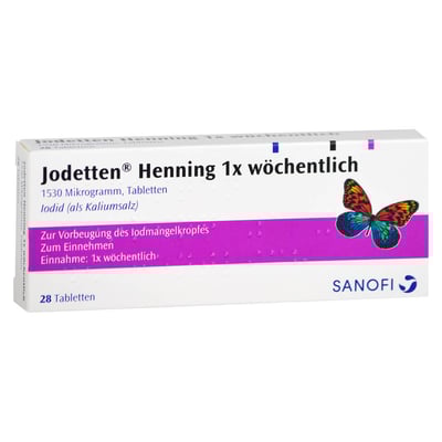 Jodetten Henning 1x wöchentlich 1530 Mikrogramm