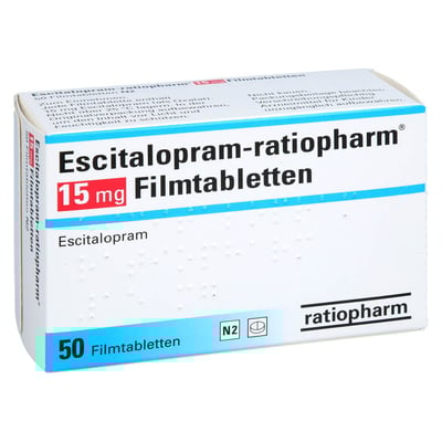 Escitalopram-ratiopharm 15 mg