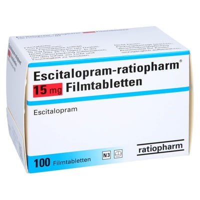 Escitalopram-ratiopharm 15 mg