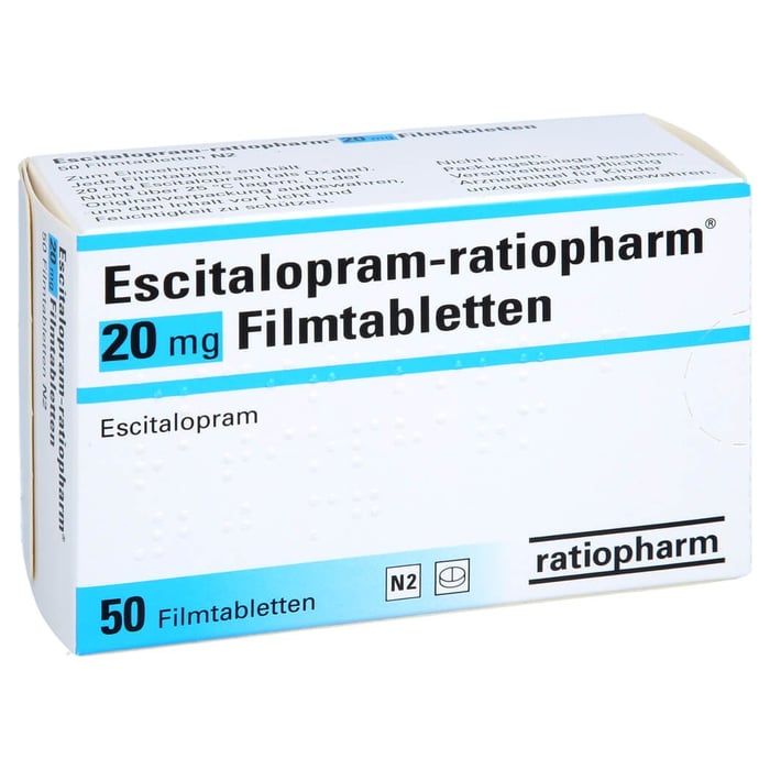 Escitalopram-ratiopharm 20mg
