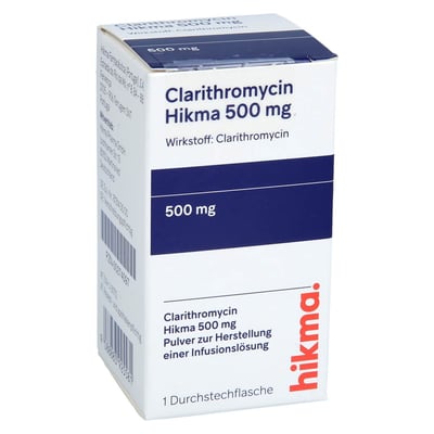 Clarithromycin Hikma 500 mg Pulv. Inlösg Produktbild 1