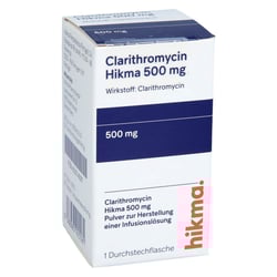 Clarithromycin Hikma 500mg Pulv. InLösg