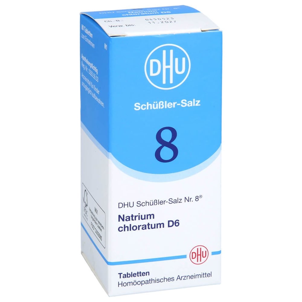Natrium chloratum D6 Biochemisches Funktionsmittel Nr. 8