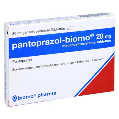 Pantoprazol-biomo 20 mg Produktbild 1