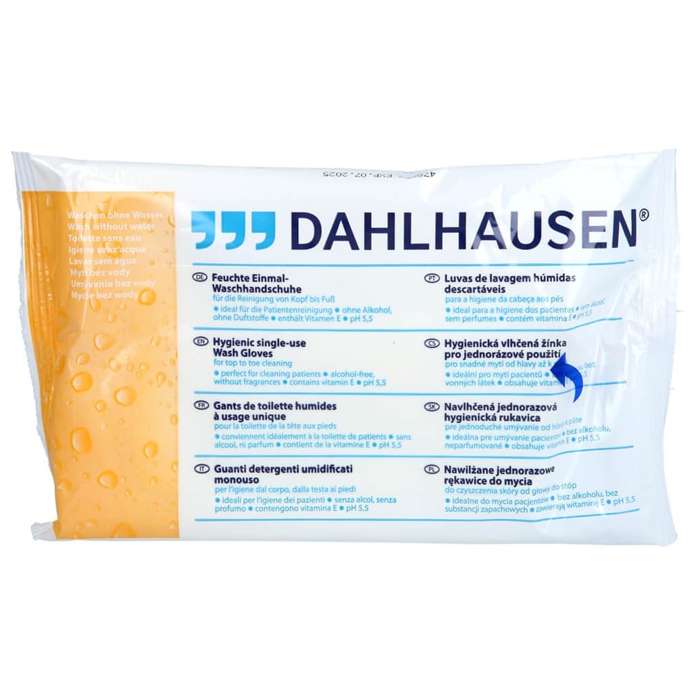 Waschhandschuhe waschen o.Wasser