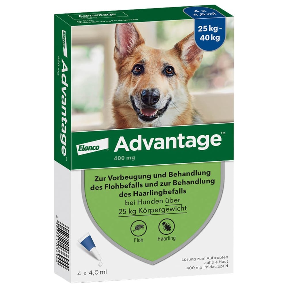 Advantage 400 Lösung Pipetten Hunde ab 25 kg