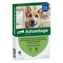 Advantage 400 Lösung Pipetten Hunde ab 25 kg