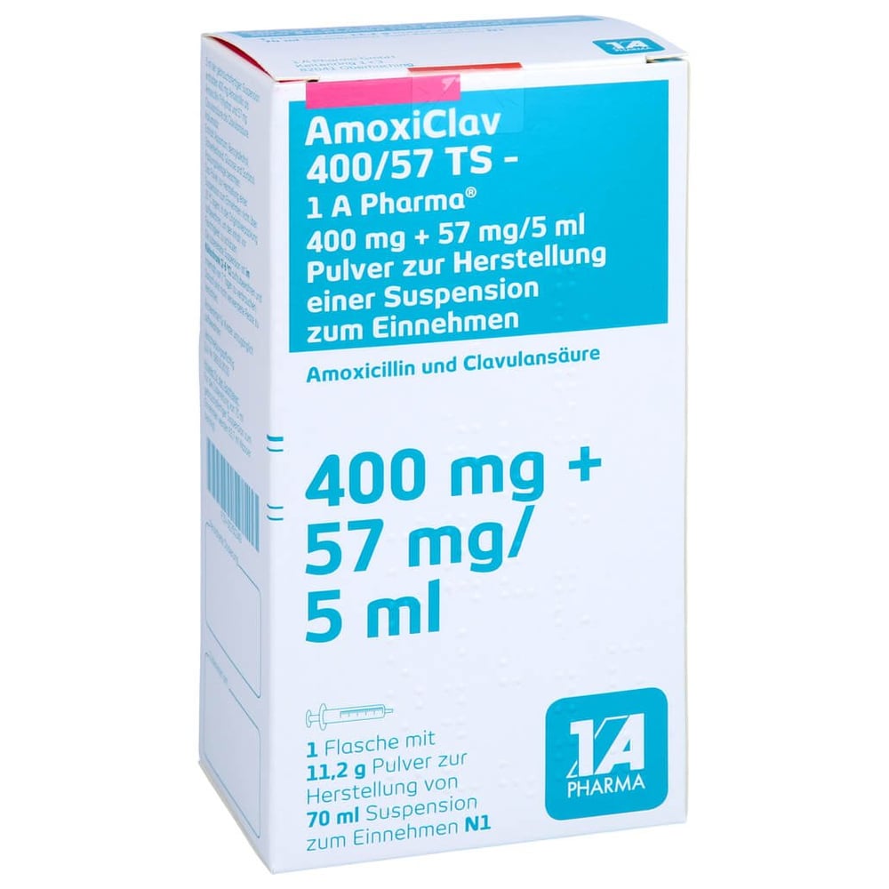 AmoxiClav 400/57 TS-1A Pharma