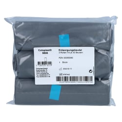 Coloplast Entsorgungsbeutel blau 3 Rollen a 30 Stk