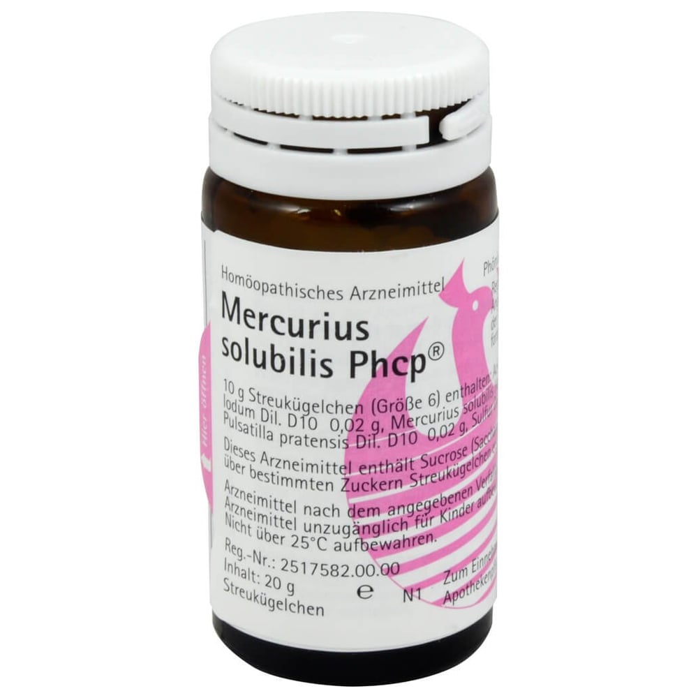 Mercurius solubilis Phcp