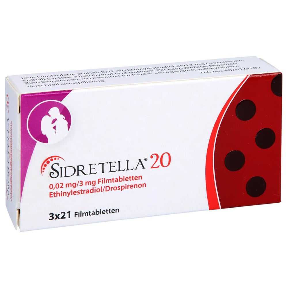 Sidretella 20 0,02 mg/3 mg