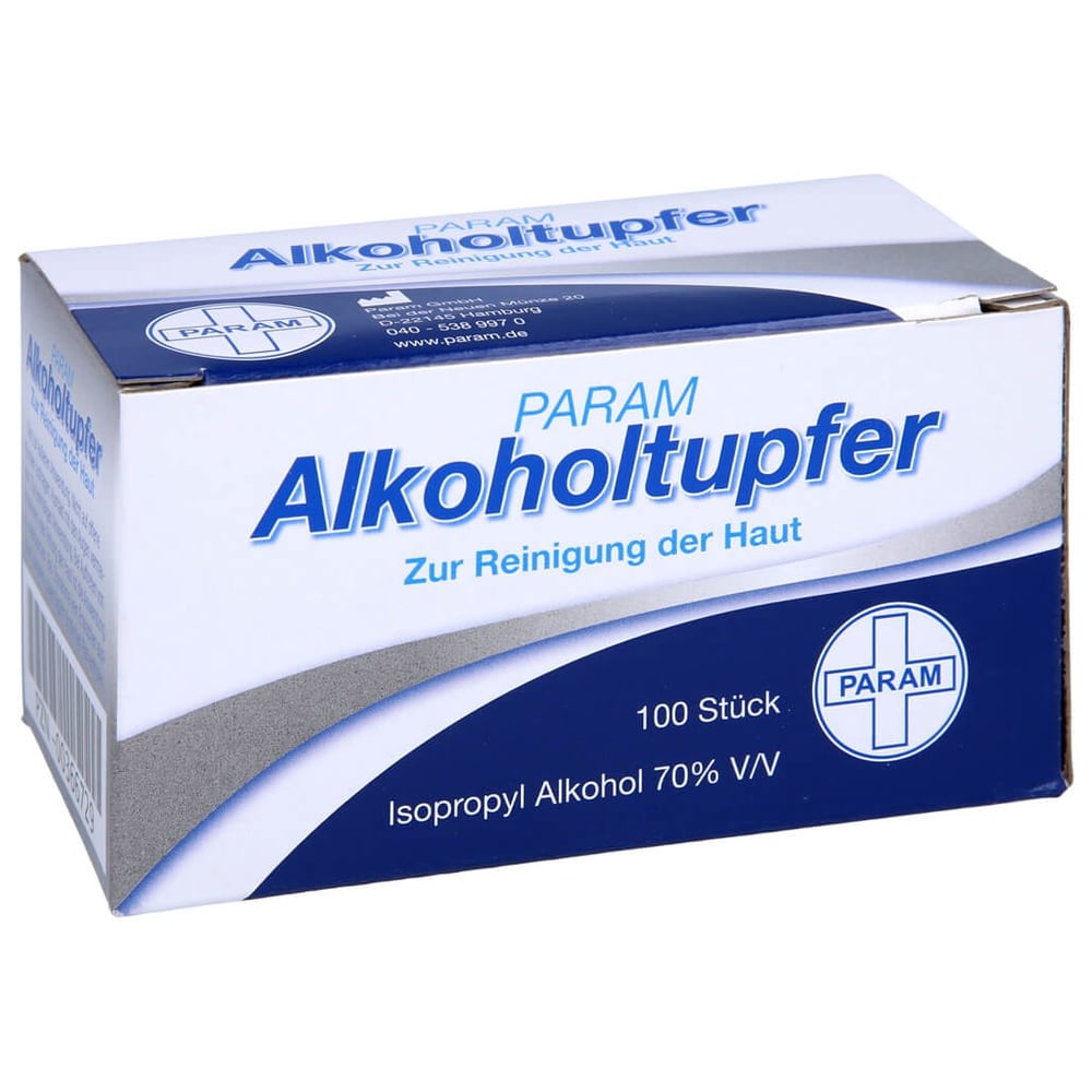Alkoholtupfer Param