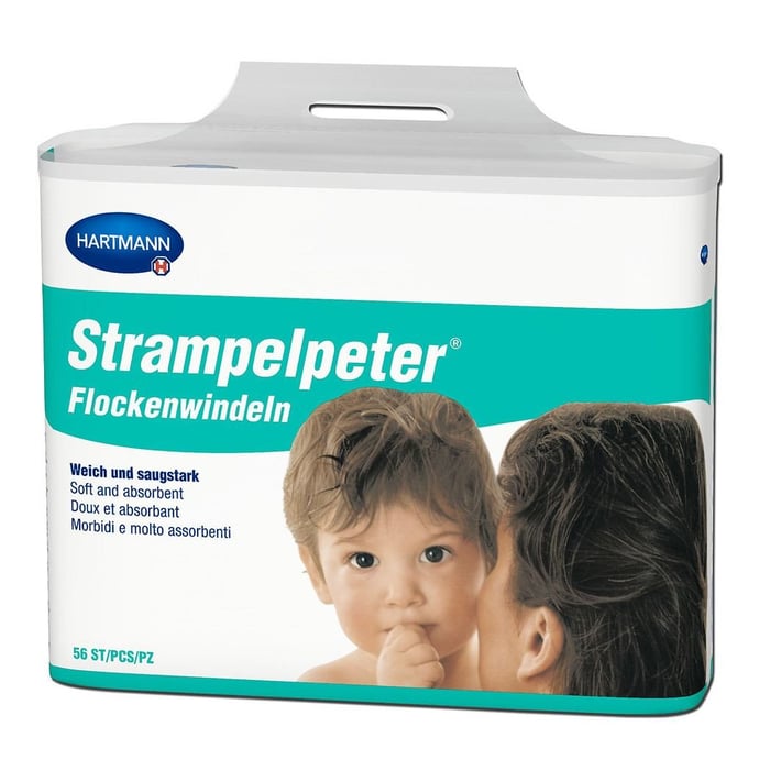 Strampelpeter Flockenwindeln 11x30 P56