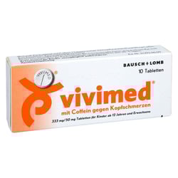 Vivimed mit Coffein gegen Kopfschmerzen