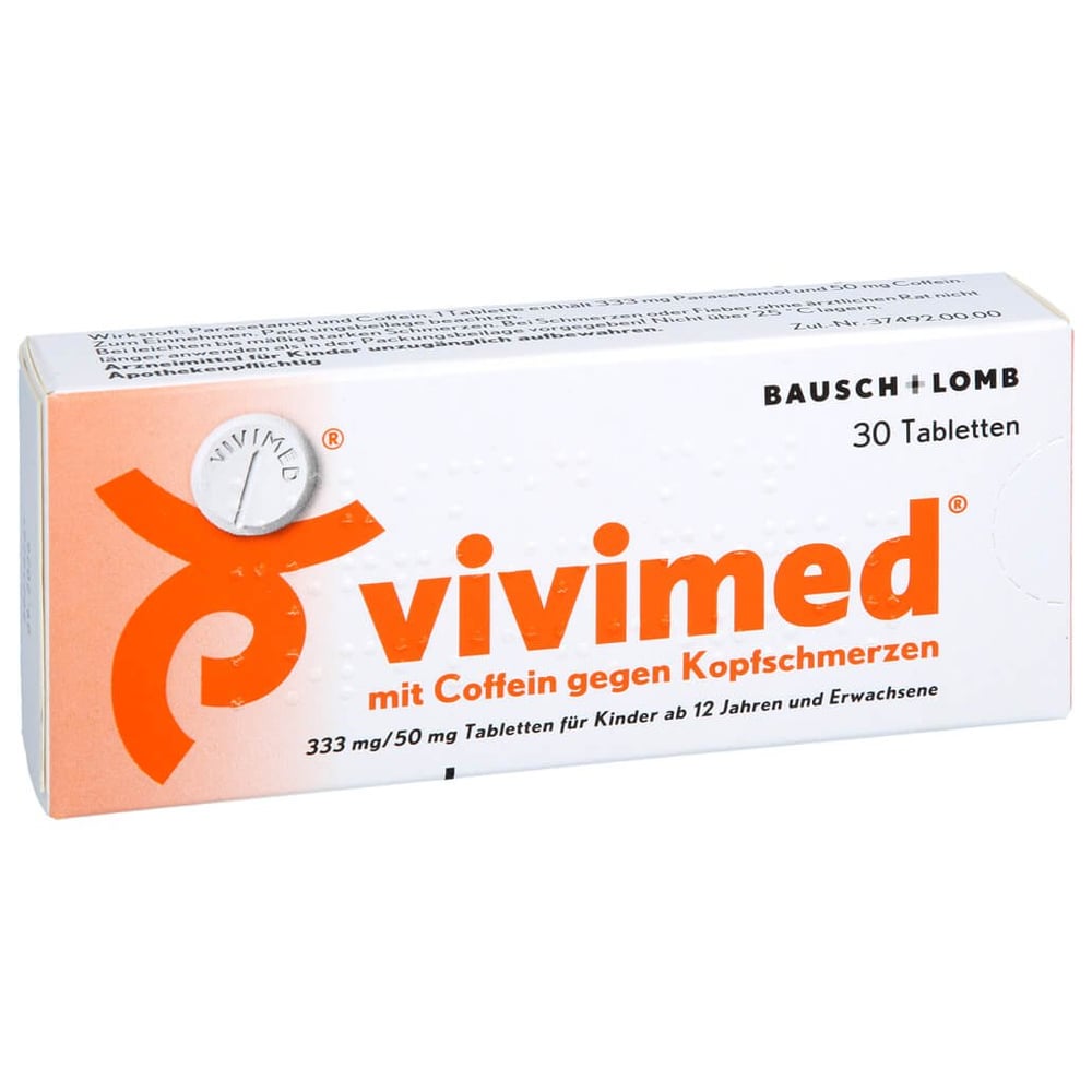 Vivimed mit Coffein gegen Kopfschmerzen