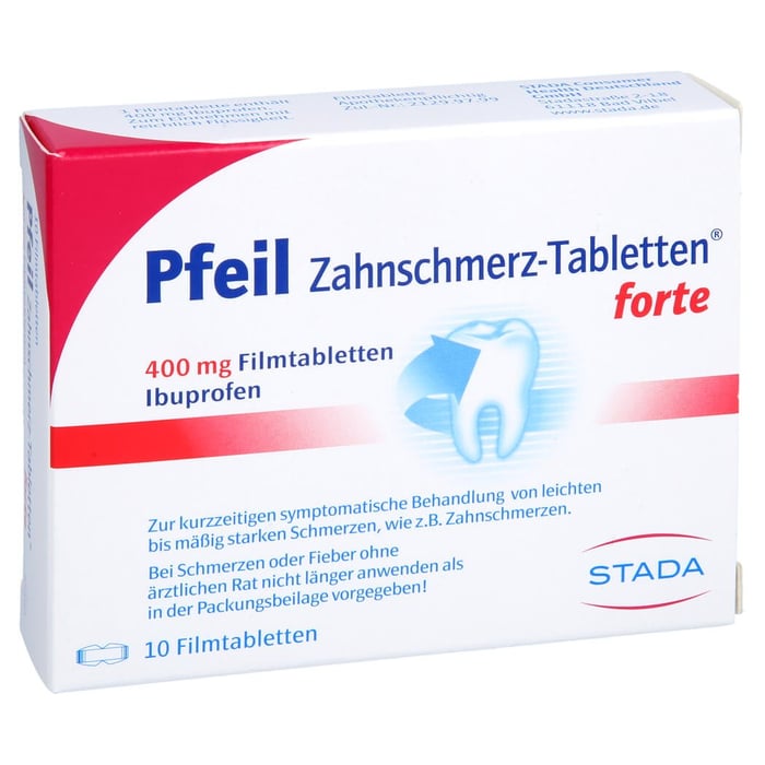 Pfeil Zahnschmerz-Tabletten forte 400mg