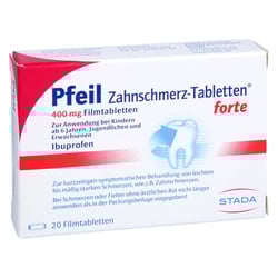 Pfeil Zahnschmerz-Tabletten forte 400 mg