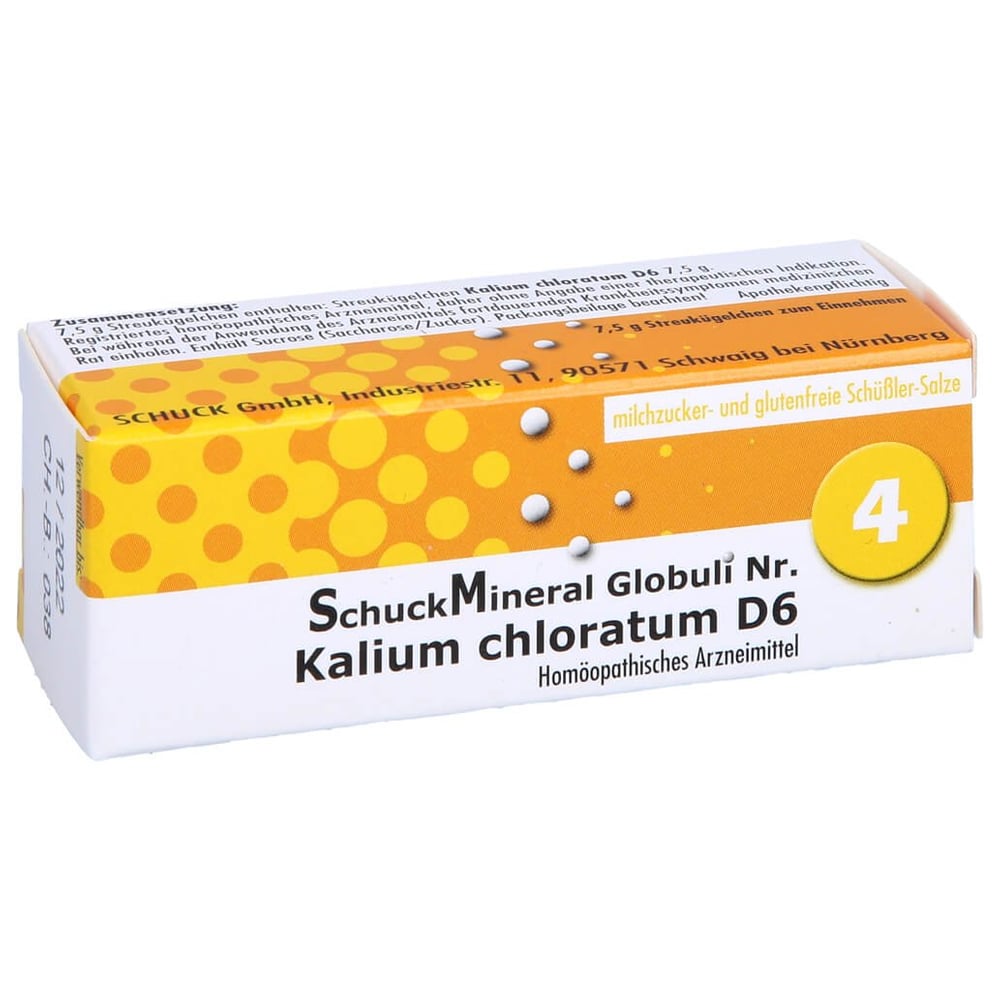 SchuckMineral Globuli Nr.4 Kalium chloratum D6
