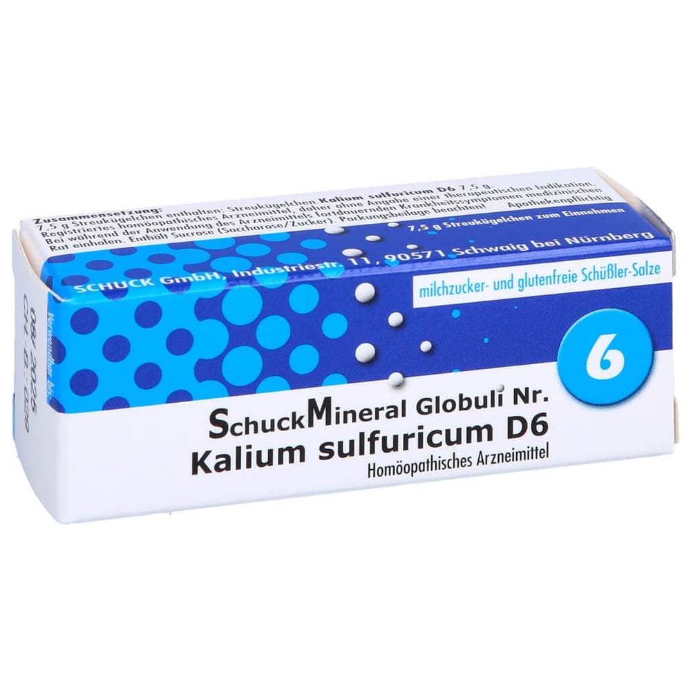 SchuckMineral Globuli Nr.6 Kalium sulfuricum D6