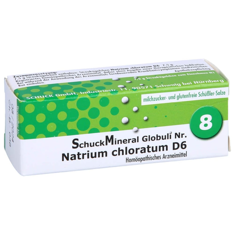 SchuckMineral Globuli Nr.8 Natrium chloratum D6