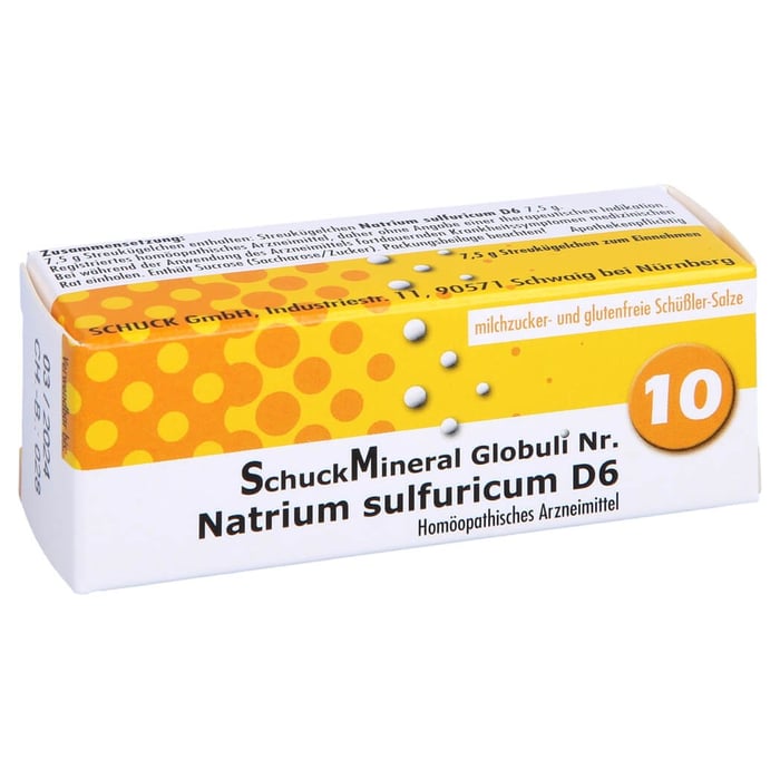 SchuckMineral Globuli Nr.10 Natrium sulfuricum D6