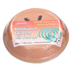 Anti-MÜCKEN Spiralen m.Tontopf