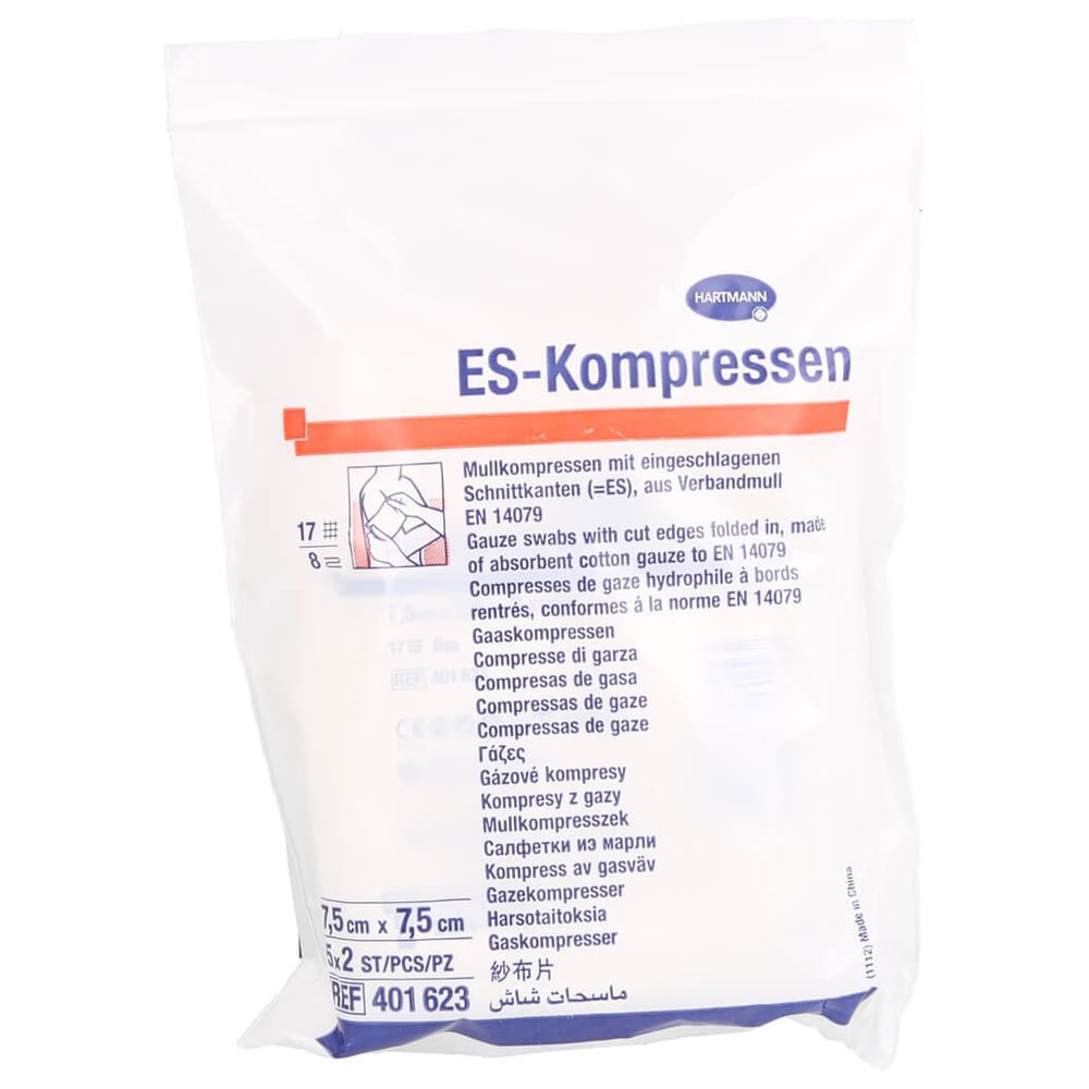 ES-Kompressen steril 7,5x7,5 cm 8fach