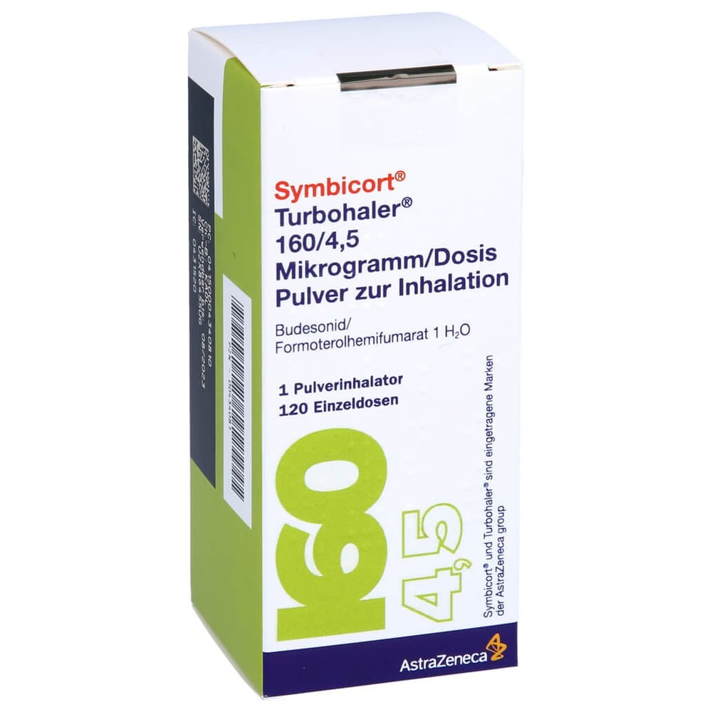 Symbicort Turbohaler 160/4,5 Mikrogramm/Dosis