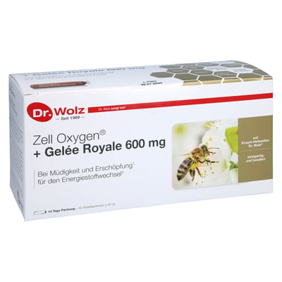 Oxygen + Gel e Royale 600 mg Trinkampullen