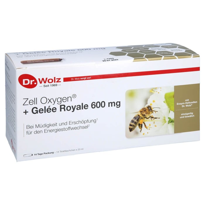 Oxygen + Gel e Royale 600 mg Trinkampullen