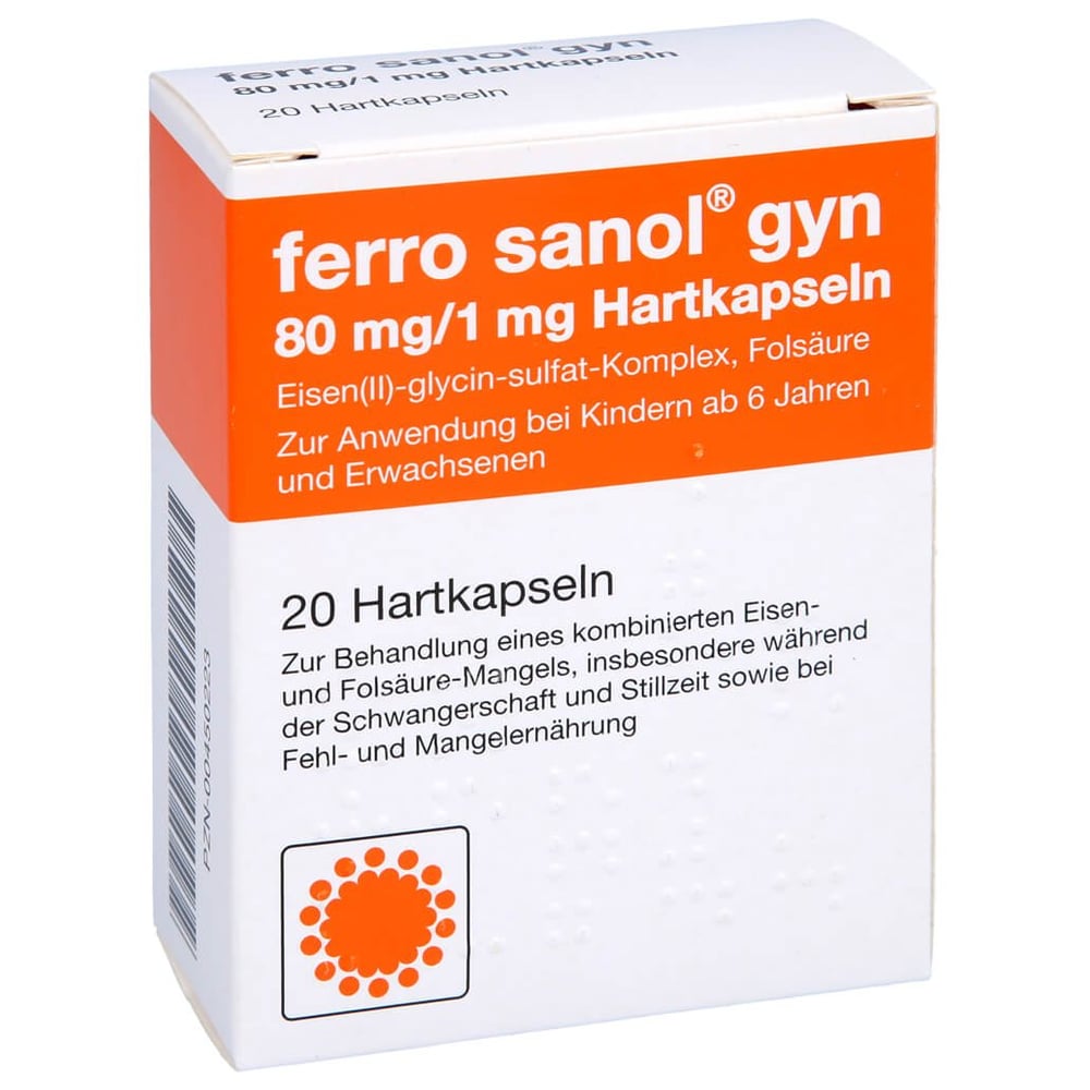 Ferro sanol gyn 80 mg/1 mg