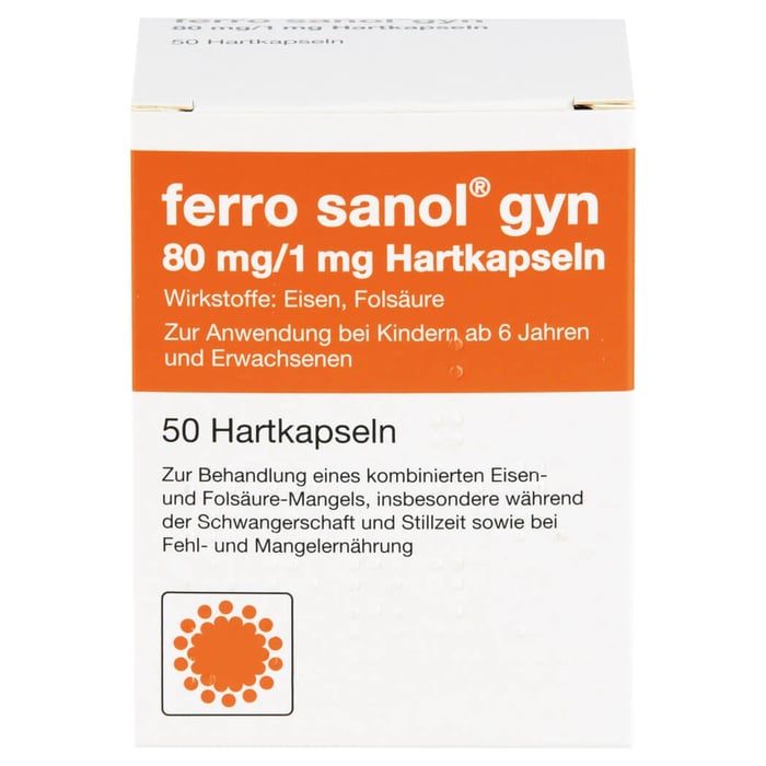 Ferro sanol gyn 80mg/1mg