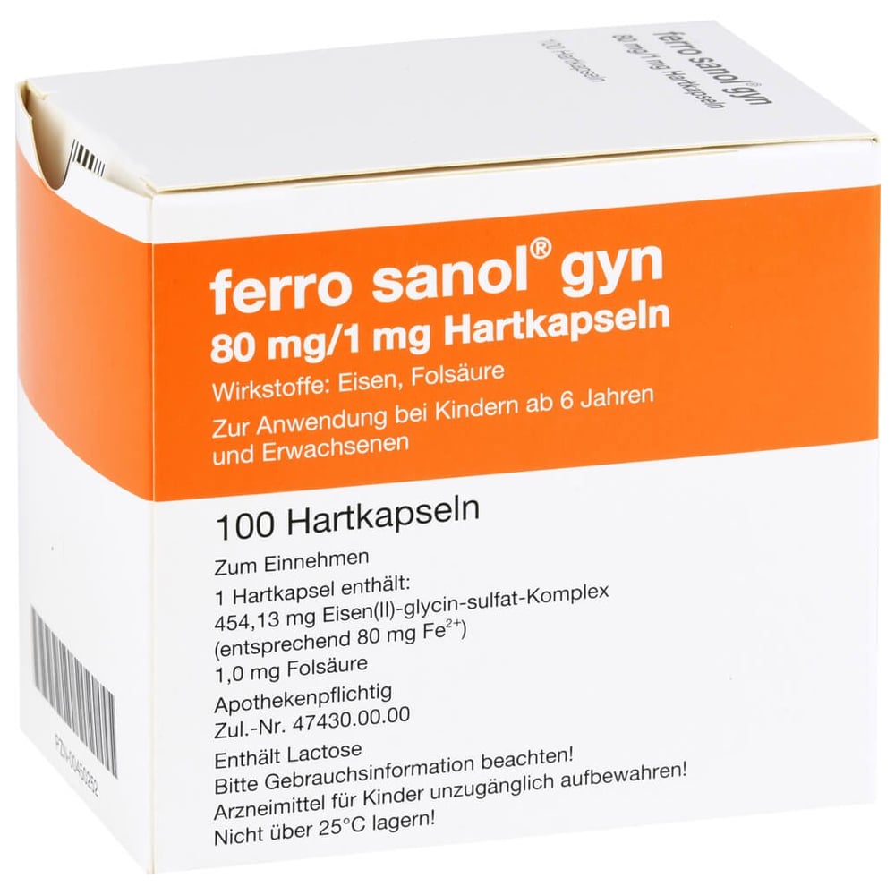 Ferro sanol gyn 80 mg/1 mg