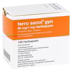 Ferro sanol gyn 80 mg/1 mg