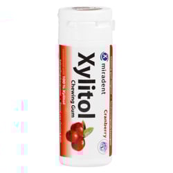 Miradent Zahnpflegekaugummi Xylitol Cranberry