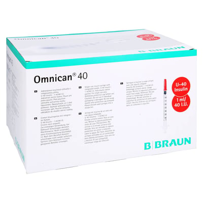 Omnican 40 1,0 ml Insulin U-40 0,30x8 mm einzelverp.