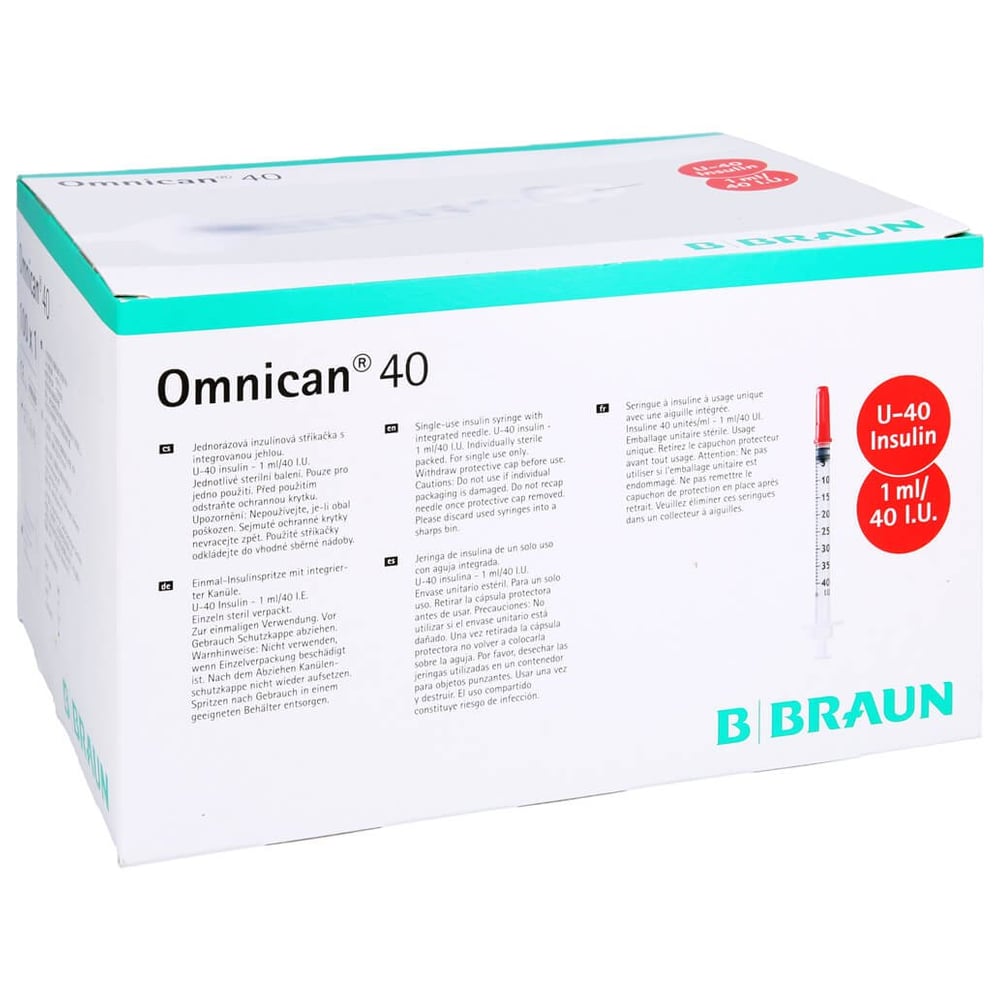 Omnican 40 1.0ml Insulin U-40 0.30x8mm einzelverp.