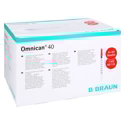 Omnican 40 1.0ml Insulin U-40 0.30x8mm einzelverp.