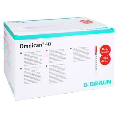 Omnican 40 1.0ml Insulin U-40 0.30x8mm einzelverp.