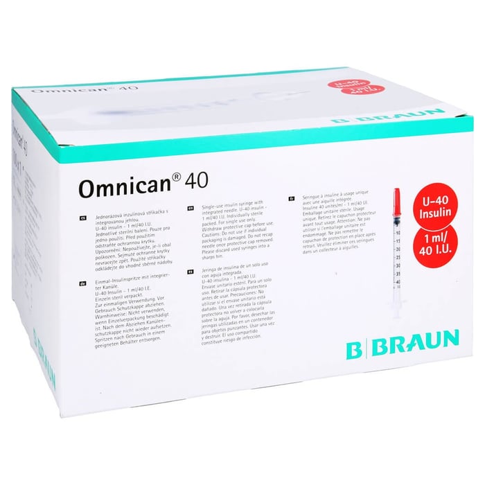 Omnican 40 1.0ml Insulin U-40 0.30x8mm einzelverp.