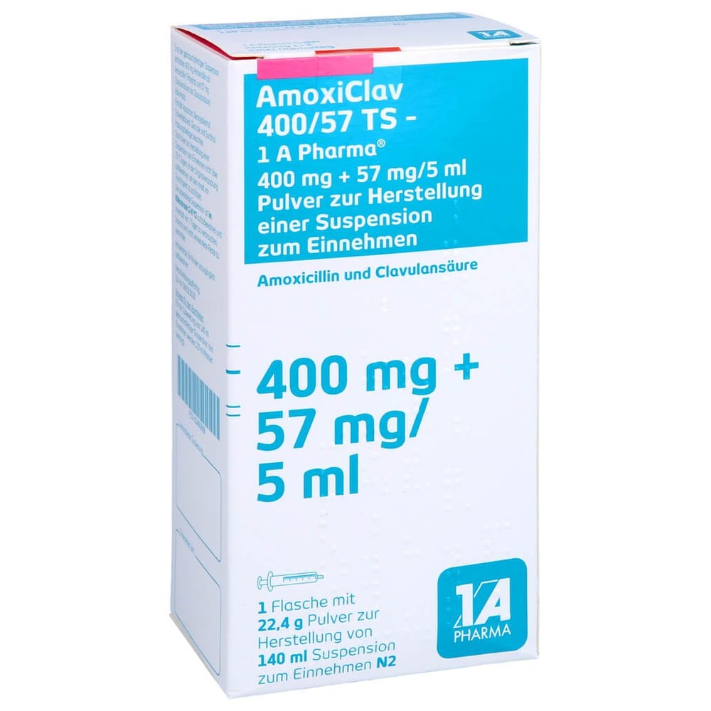 AmoxiClav 400/57 TS-1A Pharma