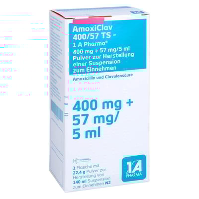 AmoxiClav 400/57 TS-1A Pharma