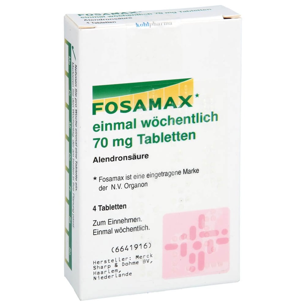 Fosamax 1x wöchentlich 70mg Tabletten
