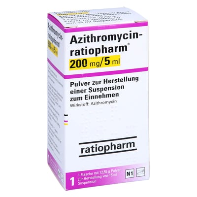Azithromycin-ratiopharm 200 mg/5 ml