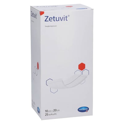 Zetuvit Saugkompressen steril 10x20 cm C P C medical