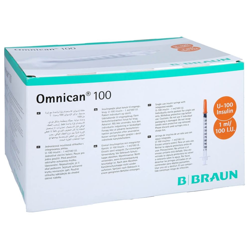 Omnican 100 1ml Insulin U-100 0.30x12mm einzelver