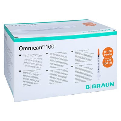 Omnican 100 1ml Insulin U-100 0.30x12mm einzelver