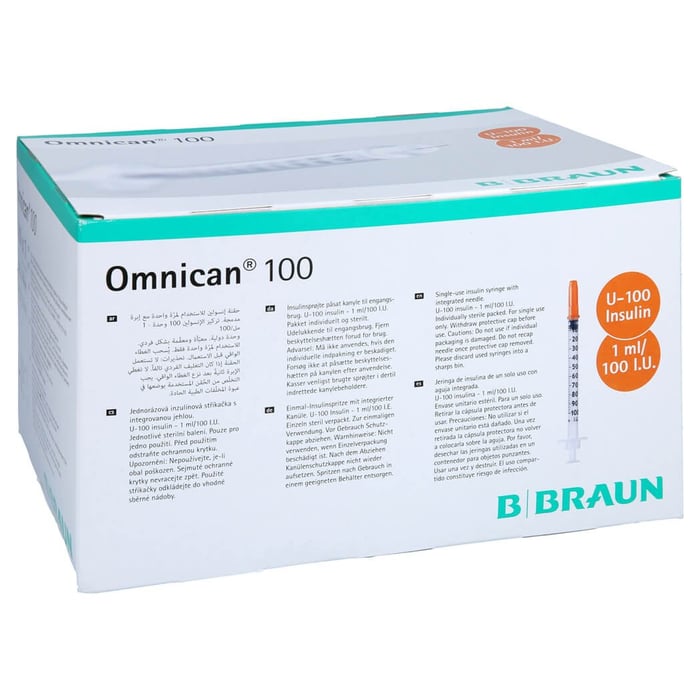 Omnican 100 1ml Insulin U-100 0.30x12mm einzelver
