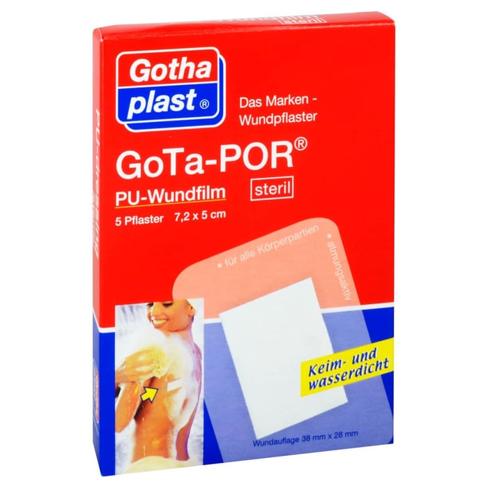 GOTA-POR PU Wundfilm 7,2x5 cm steril Pflaster