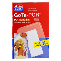 GOTA-POR PU Wundfilm 15x10 cm steril Pflaster